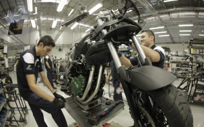 Produção de motos sobe em agosto, melhor mês desde outubro de 2015